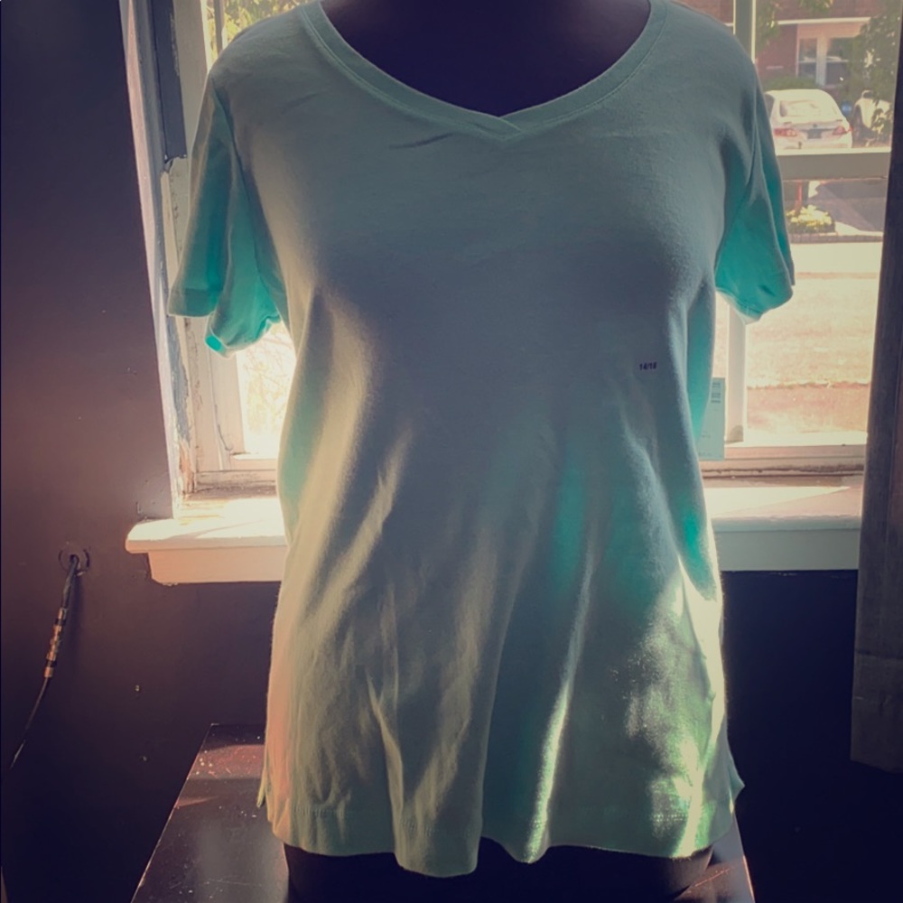 Light green T-shirt